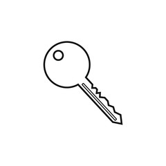 vector icon, shaped like door keys