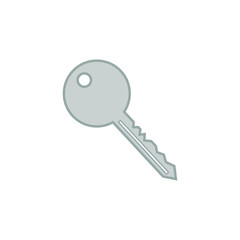 vector icon, shaped like door keys