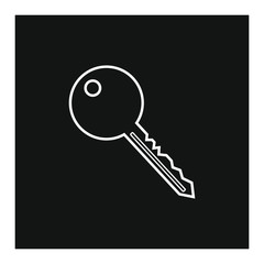 vector icon, shaped like door keys