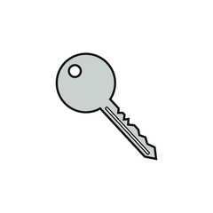 vector icon, shaped like door keys