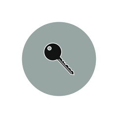 vector icon, shaped like door keys
