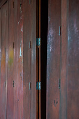 Old wood panels with scratches.