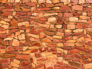 Background – old indian india Brick wall