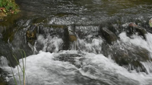 Waterfall, Stream, River, Rough, Film 4k Nature