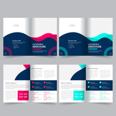 business bifold brochure template