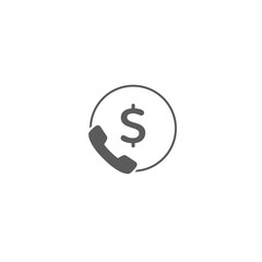 Call Button with money icon.