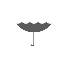 umbrella icon in black white color