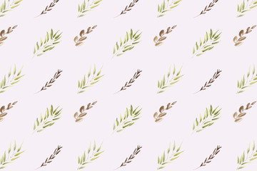 floral watercolor set patterns