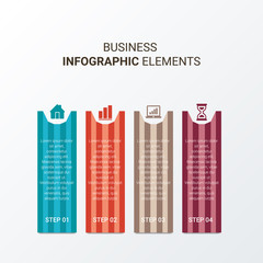 Abstract digital illustration Infographic. Vector illustration can be used for workflow layout, diagram, number options, web design.