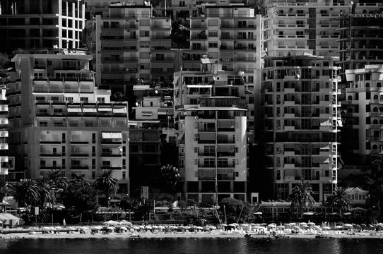 High Angle View Of Built Structures