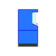 vector icon, video game machine shape