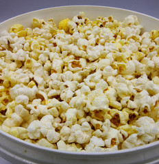 popcorn in a bowl