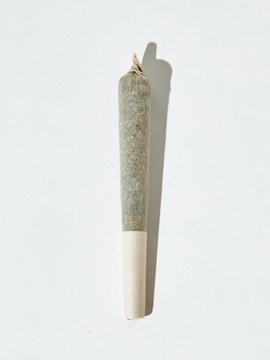 Joint on white with hard shadow