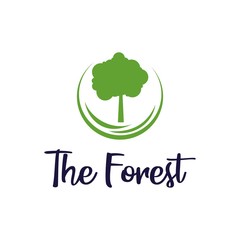 tree logo, symbol and template