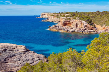 The coast of Mallorca