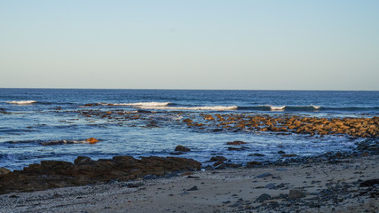 the spectacular red rocks bays of fire in tasmania, australia