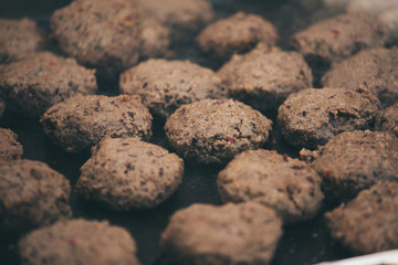 Burger auf Grill
