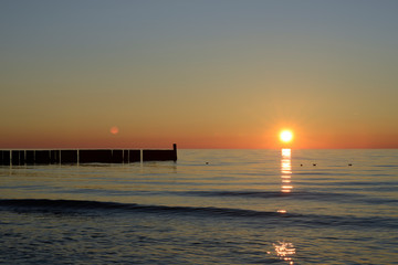 Sunset in the Ustronie Morskie. © RegnumInvictum