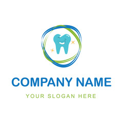 happy dental care logo