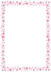桜の花のフレーム
