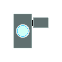 vector icon, old camcorder shape