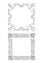 set of vintage frames