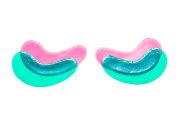 Eye patches isolated on white