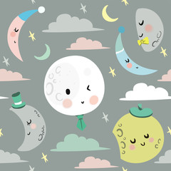 Colorful Planets with Some Cute Characters