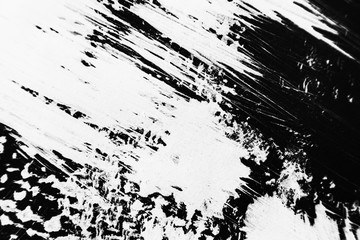 White paint burlap patterns on a black background