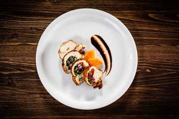 Stuffed chicken breast