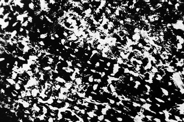 White paint burlap patterns on a black background