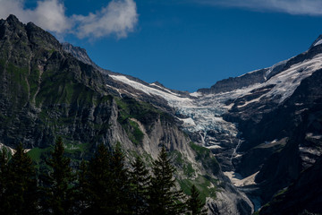 Fototapeta na wymiar first zermatt view landscape glacier swizterland