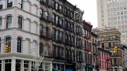 New York, Nolita stairs