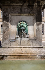 Spring at Place de la Republique in Arles, France