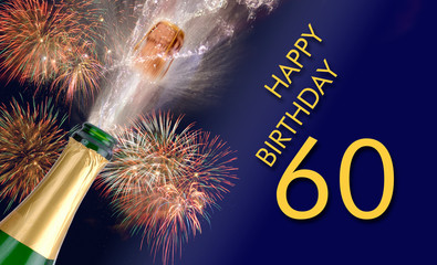 invitation and congratulations to 60th birthday