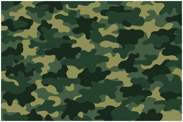 Camouflage texture pattern. Abstract modern military camo ornament for army and hunting fabric print. Military uniform. The form of the navy.Masking ornament. Vector background.  - obrazy, fototapety, plakaty