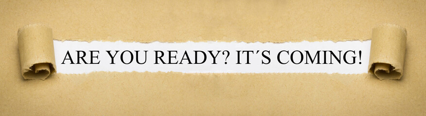 Are you ready? It´s coming!