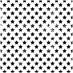 Geometric seamless pattern. Monochrome abstract vector texture with stars. Stars seamless pattern. Vector illustration.