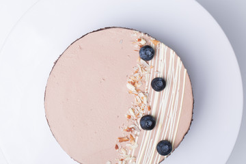 close up of conceptual sweets, on a white table