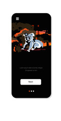 koala bear sitting on tree forest fires in australia animals dying in wildfire bushfire natural disaster concept intense orange flames smartphone screen mobile app vertical copy space vector