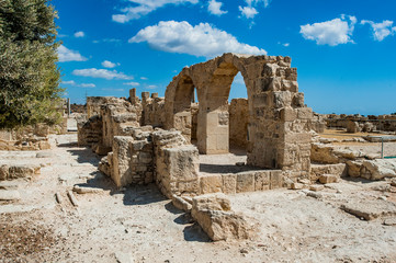 Kourion was built in the 12th century BC by the Mycenaeans who participated in the Trojan War. Then it consistently belonged to the Greeks, Romans and Byzantines.      