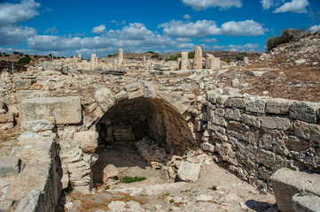 Kourion was built in the 12th century BC by the Mycenaeans who participated in the Trojan War. Then it consistently belonged to the Greeks, Romans and Byzantines.      