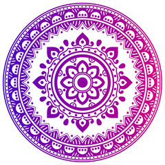 Mandala decorative round ornament. Can be used for greeting card, phone case print, etc. Hand drawn background