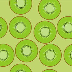 Kiwi slice background pattern.