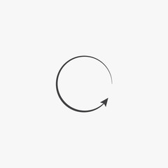 Circle arrows steps. Arrows business infographic vector