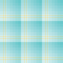 Seamless pattern in gentle water blue and yellow colors for plaid, fabric, textile, clothes, tablecloth and other things. Vector image.