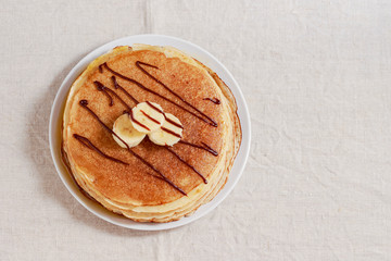 traditional pancakes for the spring carnival