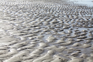 Sandwellen am Strand