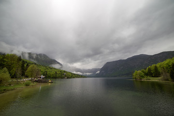 Beautiful landscape. Bohinj lake, Slovenia
