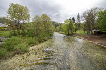 Beautiful landscape. Bohinj lake, Slovenia